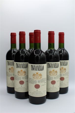 6x Tignanello 1996 - 750ml
