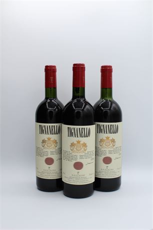 3x Tignanello 1996 - 750ml