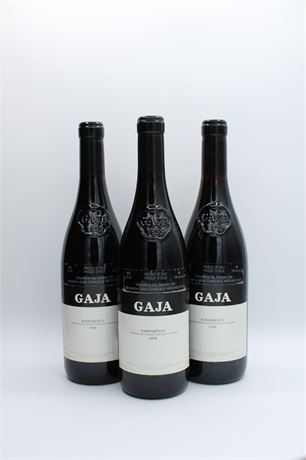 3x Gaja Barbaresco 1998 - 750ml
