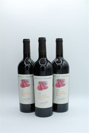3x Jean-Luc Colombo Les Lauves Saint-Joseph 2012 - 750ml
