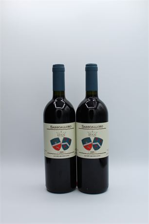 2x Sassoalloro Jacopo Biondi Santi 2005 - 750ml