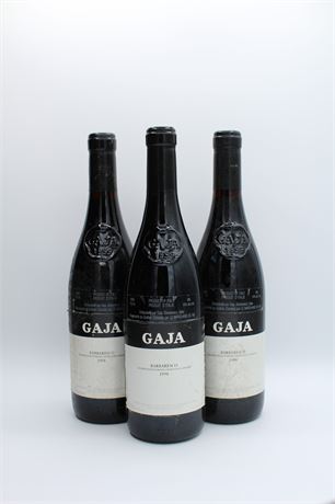 3x Gaja Barbaresco 1998 - 750ml