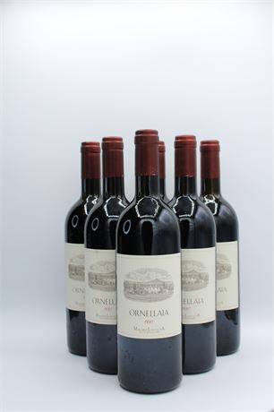 Ornellaia 1995 - 6 bouteilles - 750ml