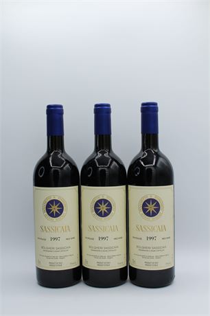 Sassicaia 1997 - 3 bouteilles - 750ml