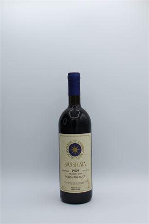 Sassicaia 1989 - 1 bouteille - 750ml