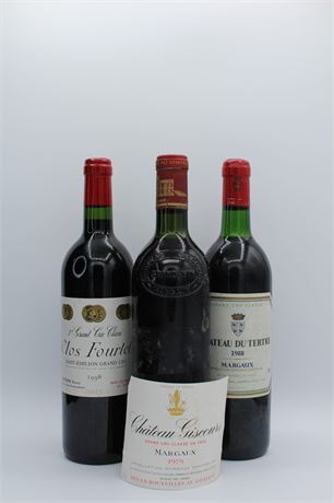 Lot de vins de Bordeaux - 3 bouteilles - 750ml