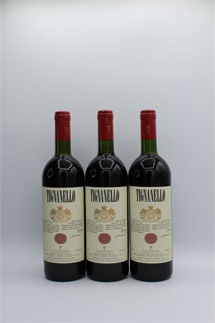 Tignanello 1996 - 3 bouteilles - 750ml