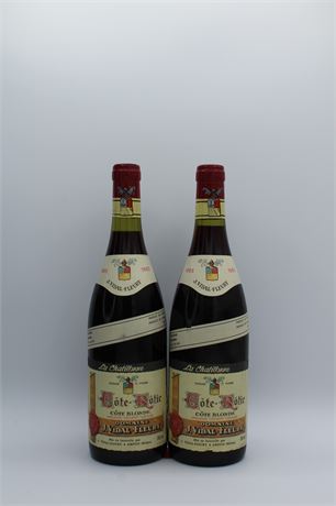 Vidal-Fleury Côte-Rôtie La Chatillonne 1985 - 2 bouteilles - 750ml