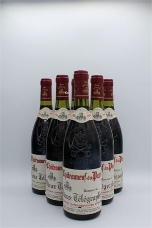 Domaine du Vieux Télégraphe La Crau 1986 - 6 bouteilles - 750ml