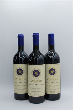 Sassicaia 1994 - 3 bouteilles - 750ml