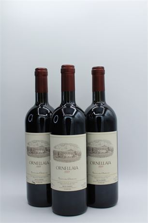 Ornellaia 1999 - 3 bouteilles - 750ml