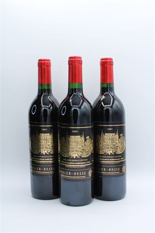 Château Palmer 1991 - 3 bouteilles - 750ml