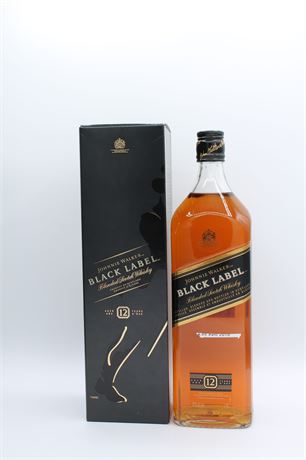 Johnnie Walker Black Label 12 years - 1 bouteille - 1140ml