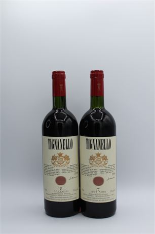 Tignanello 1996 - 2 bouteilles - 750ml