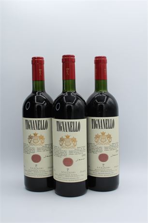Tignanello 1996 - 3 bouteilles - 750ml