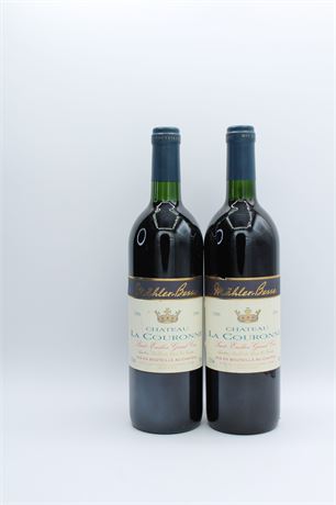 Château La Couronne 1996 - 2 bouteilles - 750ml