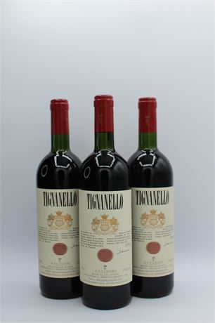 Tignanello 1996 - 3 bouteilles - 750ml