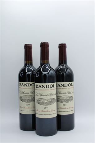 Bandol La Bastide Blanche 2011 - 3 bouteilles - 750ml