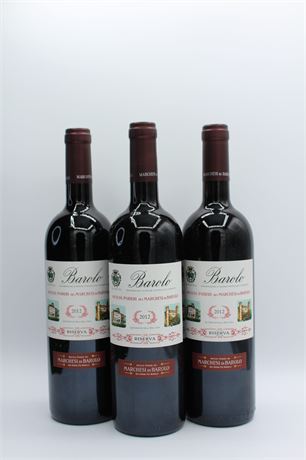 Marchesi di Barolo Riserva 2012 - 3 bouteilles - 750ml