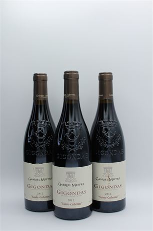 Gabriel Meffre Gigondas Sainte-Catherine 2012 - 3 bouteilles - 750ml