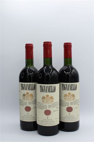 Tignanello 1996 - 3 bouteilles - 750ml