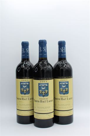 Château Smith Haut Lafitte 2003 - 3 bouteilles - 750ml