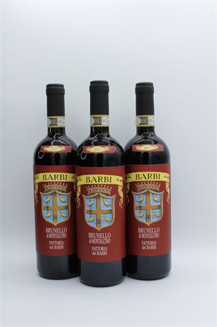 Barbi Brunello di Montalcino Riserva 2017 - 3 bouteilles - 750ml