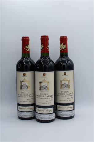 Château La Tour Carnet 2008 - 3 bouteilles - 750ml