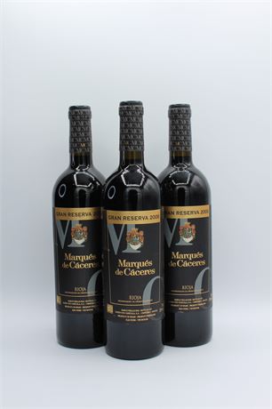 Marques de Caceres Gran Reserva 2008 - 3 bouteilles - 750ml