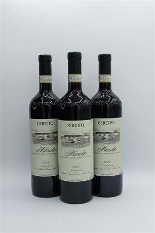 Ceretto Barolo 2017 - 3 bouteilles - 750ml