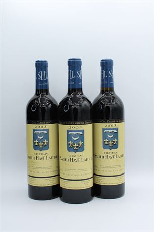 Château Smith Haut Lafitte 2003 - 3 bouteilles - 750ml