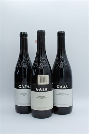 Gaja Barbaresco 1994 - 3 bouteilles - 750ml
