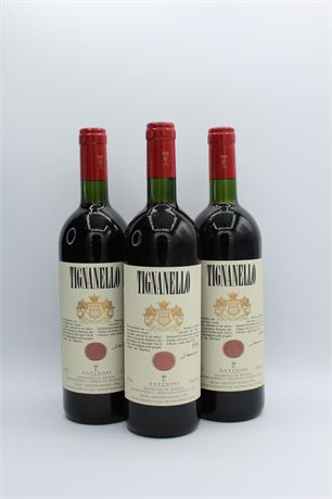 Tignanello 1996 - 3 bouteilles - 750ml
