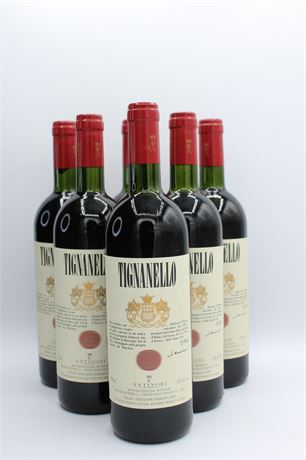 Tignanello 1996 - 6 bouteilles - 750ml