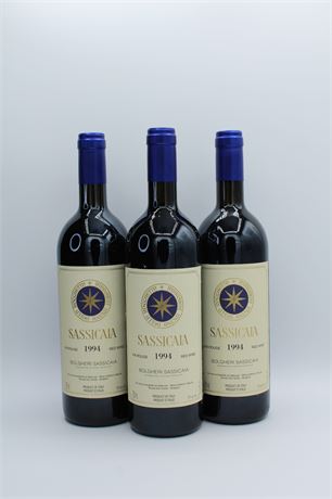 Sassicaia 1994 - 3 bouteilles - 750ml