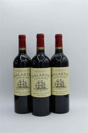 Malartic Lagravière 2015 - 3 bouteilles - 750ml