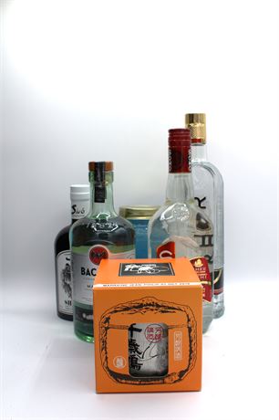 Lot de spiritueux - 6 bouteilles - 750ml