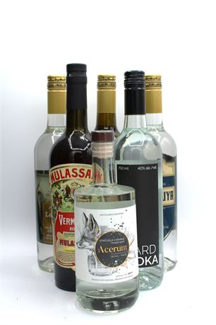 Lot de spiritueux - 6 bouteilles - 750ml