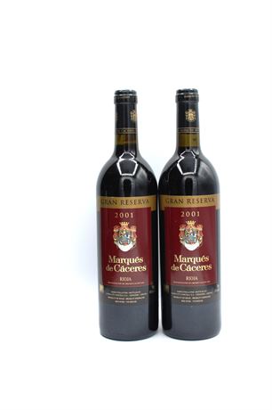 Marques de Caceres Gran Reserva 2001 - 2 bouteilles - 750ml