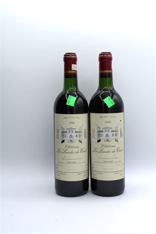 Château Les Landes de Cach Pauillac 1999 - 2 bouteilles - 750ml