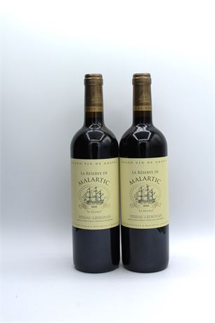 La Réserve de Malartic 2010 - 2 bouteilles - 750ml