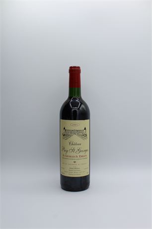Château Puy St.Georges 2001 - 1 bouteille - 750ml
