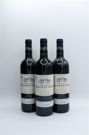 Château Malescasse 2009 - 3 bouteilles - 750ml