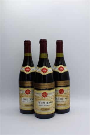 E.Guigal Hermitage 1994 - 3 bouteilles - 750ml