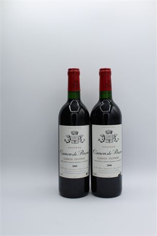 Château Canon de Brem 2000 - 2 bouteilles - 750ml