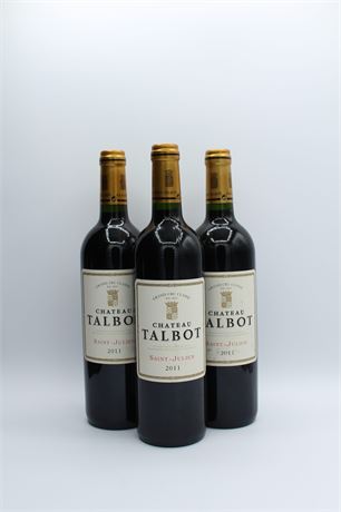 Château Talbot 2011 - 3 bouteilles - 750ml