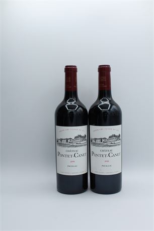 Château Pontet-Canet 2011 - 2 bouteilles - 750ml