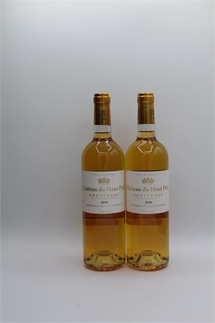 Château Du Haut Pick 2016 - 2 bouteilles - 750ml