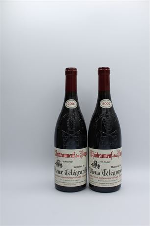 Vieux Télégraphe CDP La Crau 2007 - 2 bouteilles - 750ml