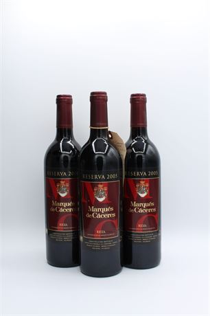 Marques de Caceres Reserva 2005 - 3 bouteilles - 750ml